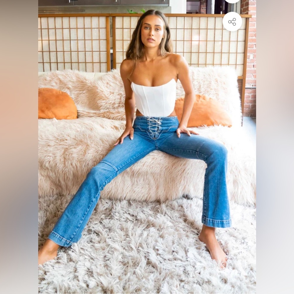 Encore/Wild West lace up jeans by Revice Denim